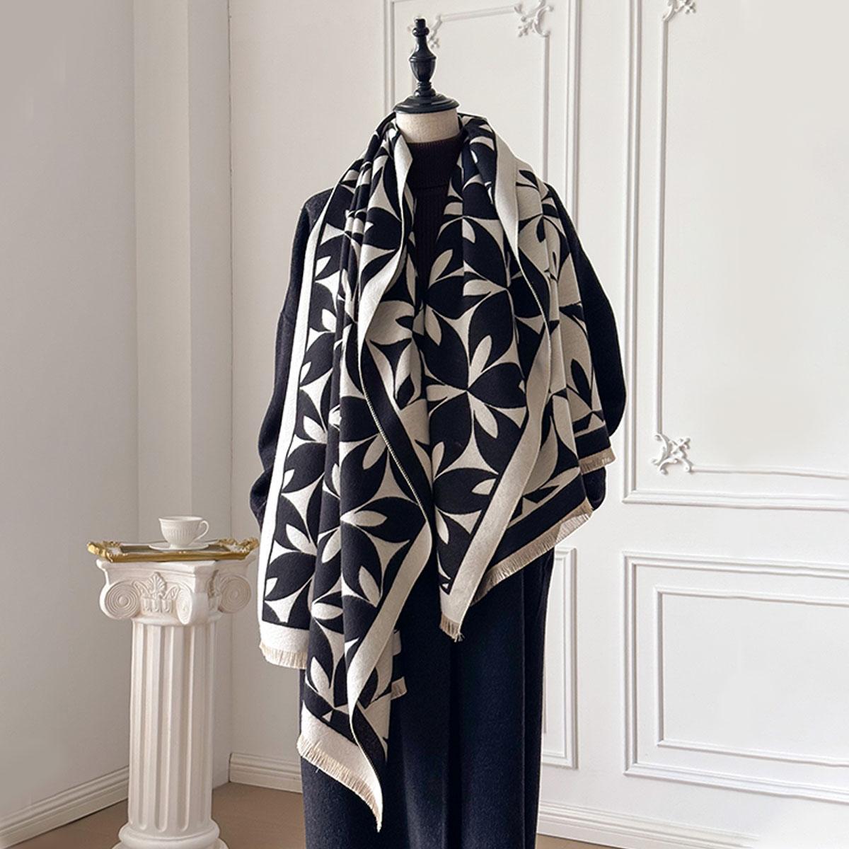 

Зимний Теплый Роскошный Кашемировый Пашминовый Шарф Для Женщин Толстый Платок Накидка Шейный Платок Мода Буфанда Эшарп Пончо Одеяло