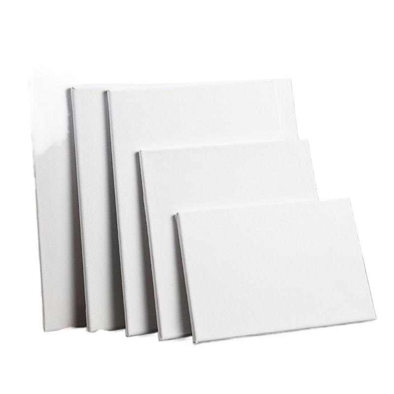 Beginner Acrylic Gouache Oil Painting Canvas with Solid Wood Frame