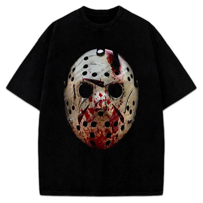 Jason T-Shirt Jason Mask Vintage Retro Movie Fan Design Tee S