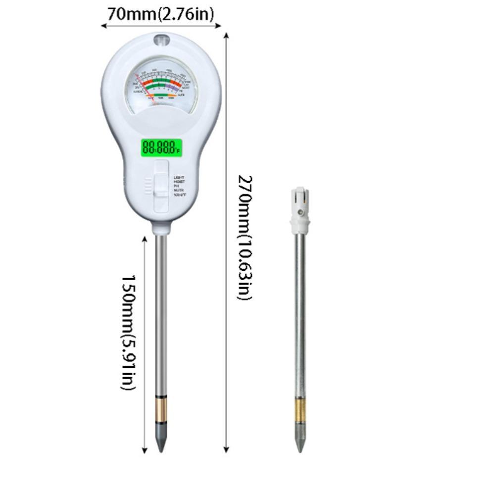 Humidity Detector Soil Tester Sunlight Detector Air Temperature Soil Analyzer Gardening Tool Air Humidity PH Detector