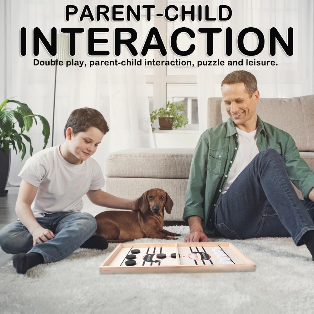 Fast Sling Game Toys Set Improves Hand Eye Coordination Wooden Construction Winner Board Games Toys