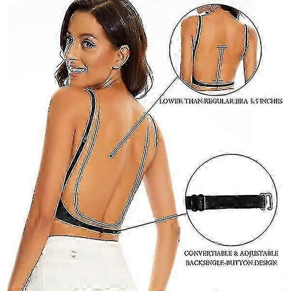 Low Back Bras For Women - Seamless Wire Free Bralette Backless Bras
