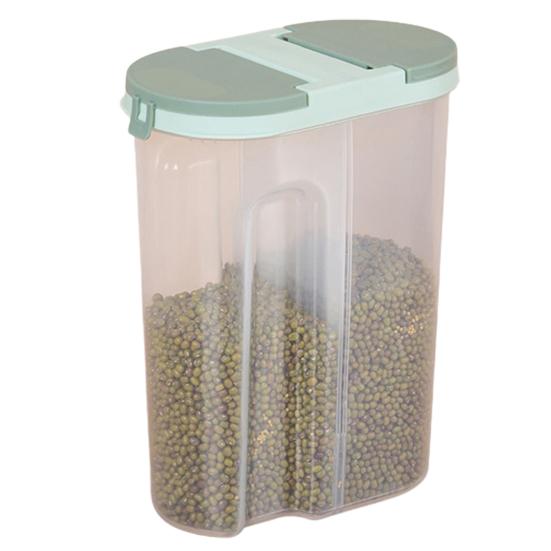 BPA Free Airtight Canister Food Grade Excellent Durable Transparent Grain Container