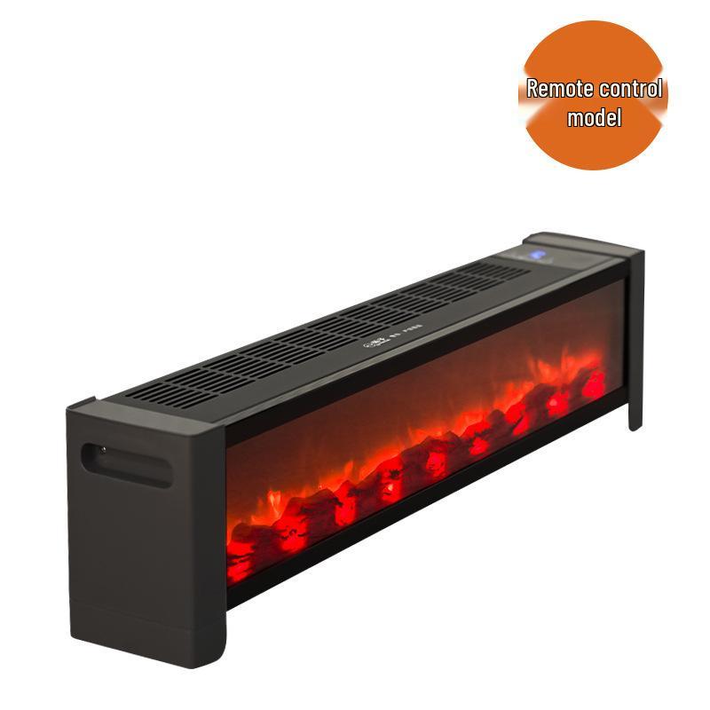 

Интеллектуальный плинтусный обогреватель с голосовым управлением, имитацией пламени и вентилятором для быстрого нагрева Price for 200+ units