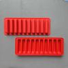 Silicone Long Strip Ice Cube Mold Non-Stick For Chocolate Jelly Biscuit Diy Baking Ice Cream Bar Tray Kitchen Tool 10 Grids
