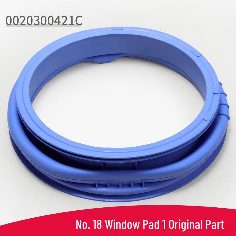Drum Washing Machine Door Seal Gasket & Window Pad Replacement Set