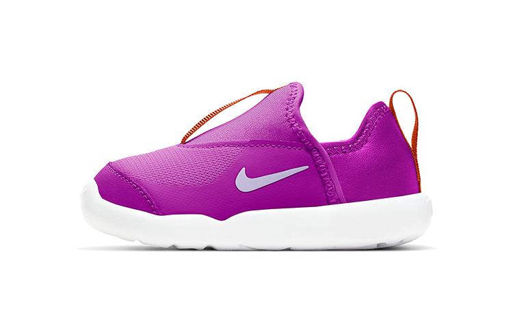 

Nike Lil Swoosh Low top Toddler Shoes Purple White Infant And Toddler AQ3113-501 23.5
