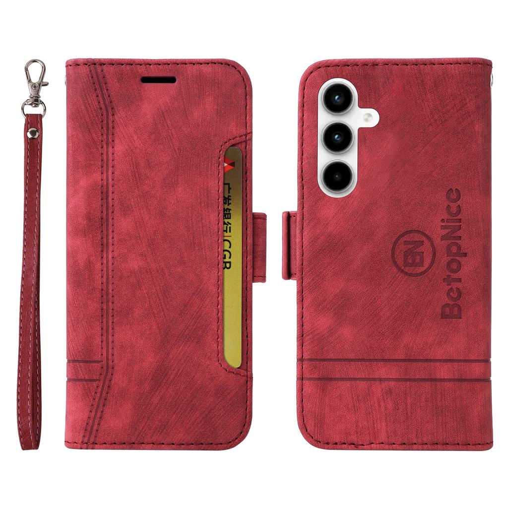BETOPNICE 001 for Samsung Galaxy A35 5G Cell Phone Case Leather Wallet Card Slots Cover