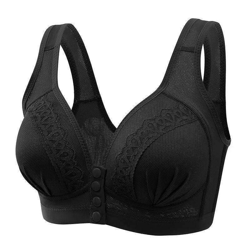 Push Up Bra Front Clouse Bras For Women Wire Free Brassiere Sexy Bralette Mother Underwear Intimate Lingerie