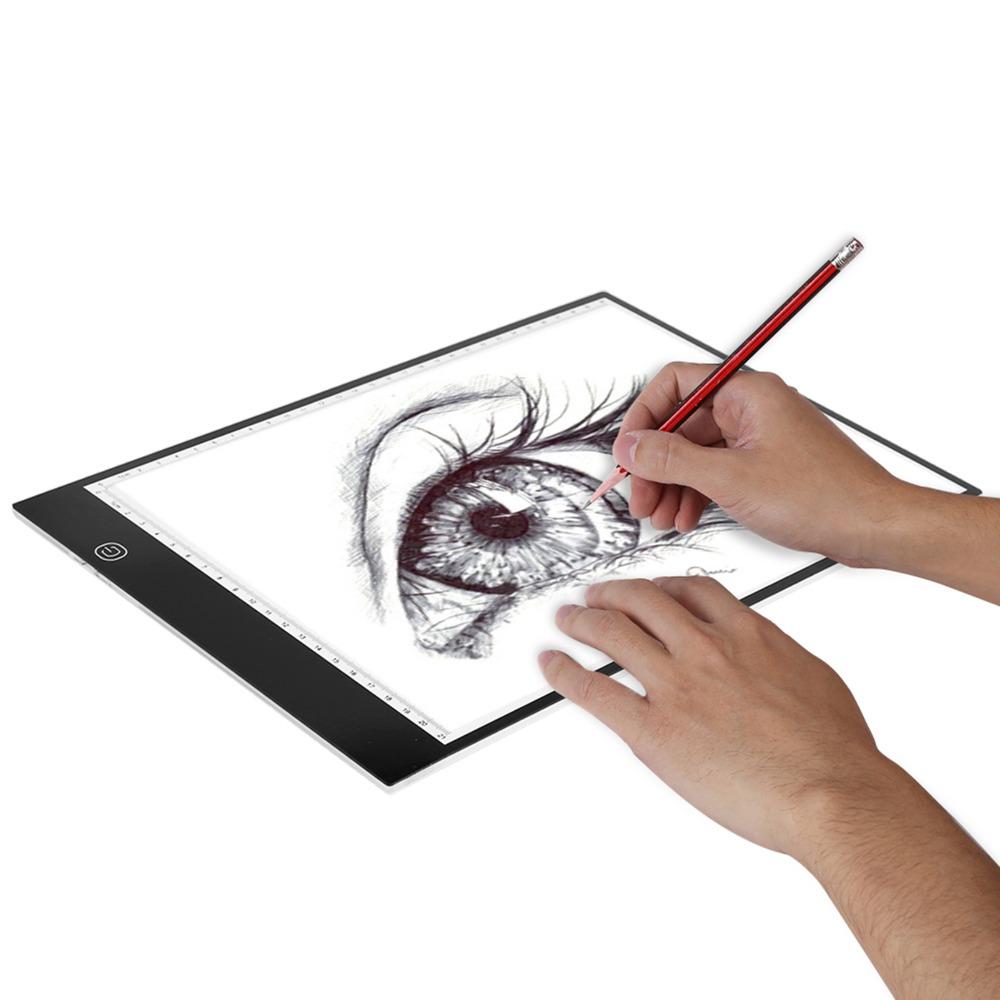 A4 Light Pad Three-Level Dimmable Drawing Light Box Animation Line Tracing
