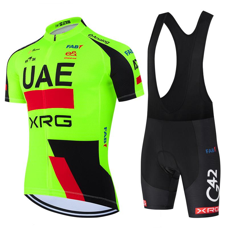 Neues 2026 Weißes Radtrikot UAE Team Radtrikot Hose Herren Schnelltrocknend Ropa Ciclismo Outdoorsport Pro Fahrradbekleidung