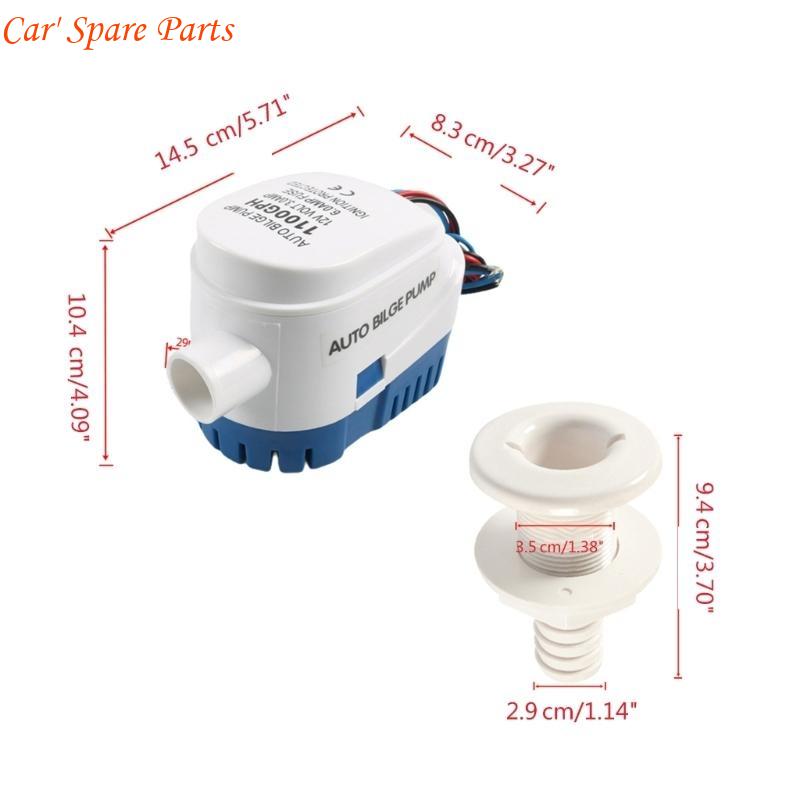 Y4UA Reliable 12V Bilge Water Easy to Install & Operate Durable