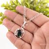 Heart Chakra Green Tourmaline Stone 925 Sterling Silver Birthday Pendant Jewelry PP-6-48