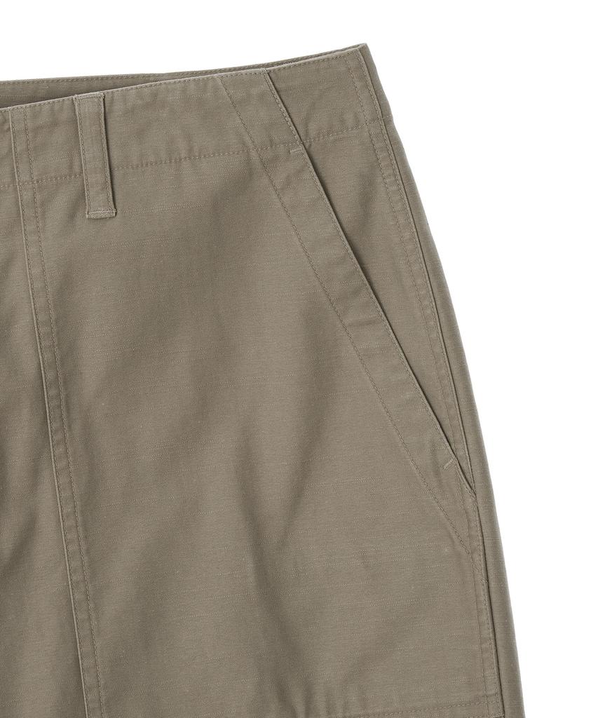 LEE Back Satin Fatigue Pants Beige