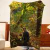 Art N-No O-Other C-Choice Throw Flannel Throw Blanket, Lightweight Cozy, Durable Washable Cute Cool