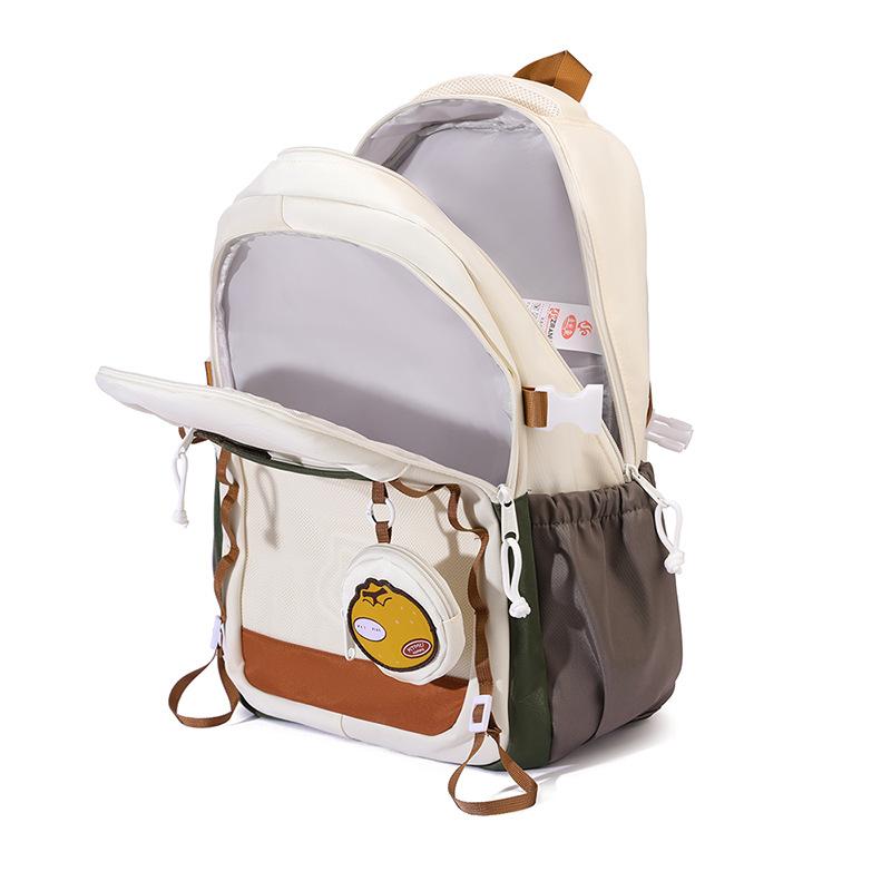 Natural Fish Fashionable Casual Backpack, Large Capacity Business Travel Bag, Lightweight and Simple Backpack, Student Backpack