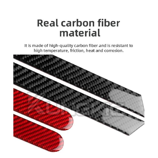 Real Soft Carbon Fiber for Mini S F66 F67 2024 2025 Car Door Decorative Strips Interior Sticker Panel LHD RHD