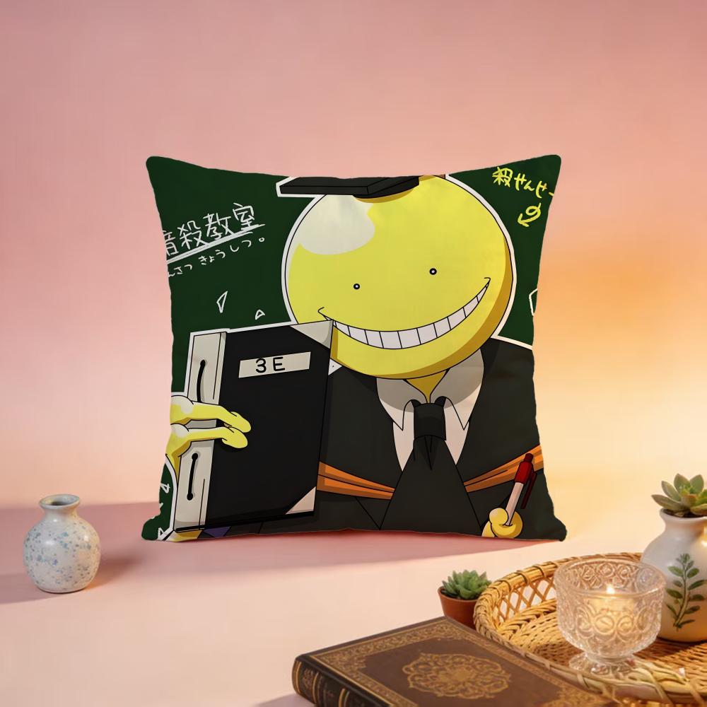 Popular AAssassination Classroomful Cushion Cover Premium SkinFriendly Pillow Case MultiPurpose for Home Office Travel
