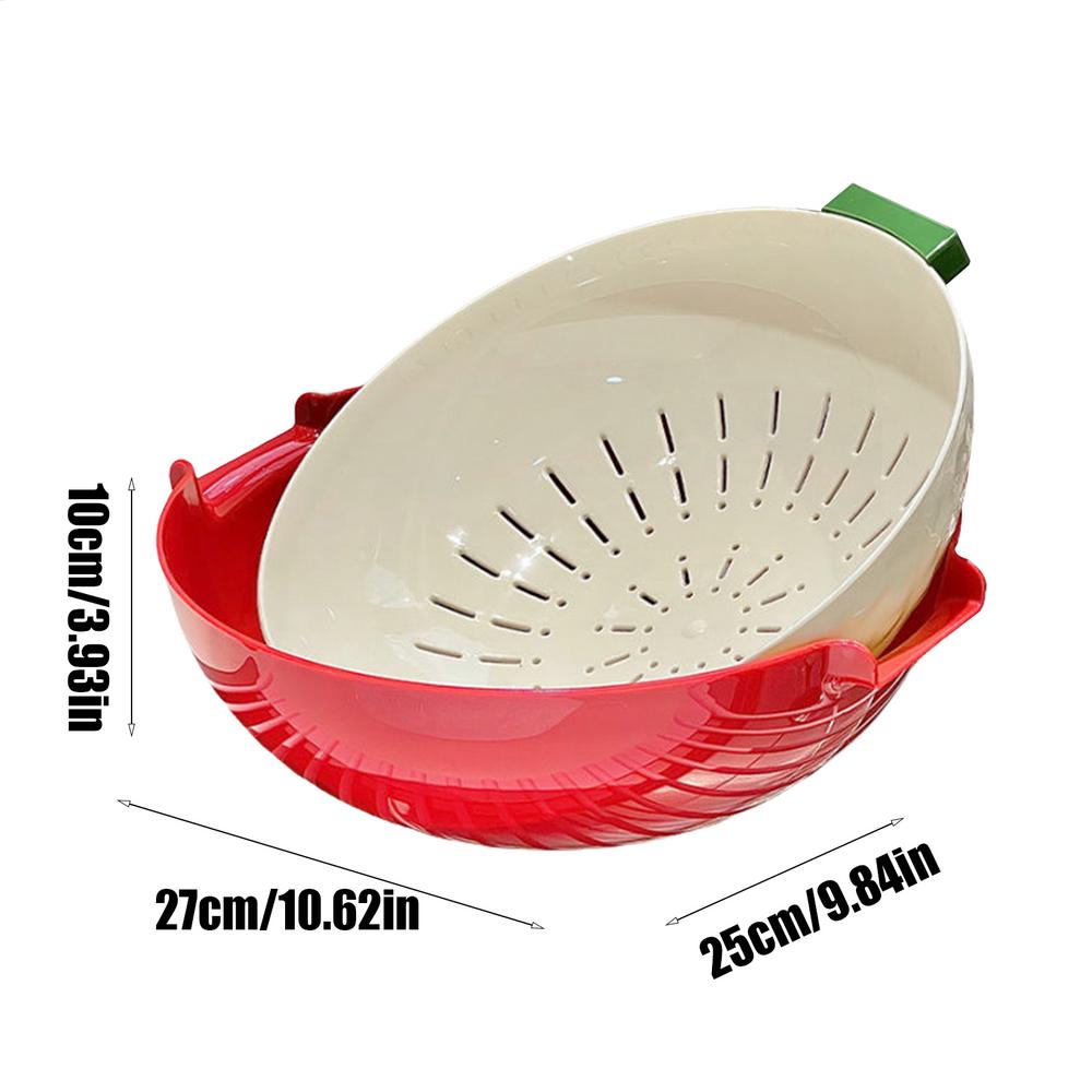 Strainer Bowl Vegetable Washing Drain Basket Bowl Washing Colander Cleaning Tools Kitchen Gadgets Drainer For Home Apartment