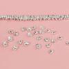 S925 Sterling Silver Hammered Irregular Spacer Beads for DIY Jewelry Making