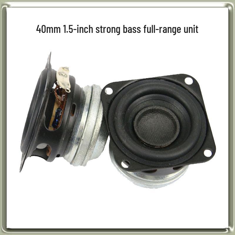 40MM 1,5-Zoll Full-Range-Lautsprecher mit starkem Bass / Neodym-Magnetischer 4 Ohm 10W Langhub-Audiophiler Lautsprecher