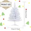 Artificial White Christmas Tree Mini Desktop Decoration 60cm Ornaments Trees Perfect For Home Garden Courtyard Decorate