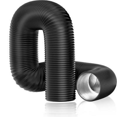 Manguera de ventilación para secadora de 6 pulgadas, aislamiento, conducto de aire resistente, papel de aluminio, tubo de escape flexible, calefacción y refrigeración