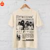 Letní Nové Pánské Tričko Vintage 90. léta Fleetwood Mac Rumors 1977 Hudební Skupina Tričko Vintage Móda Unisex Top s Krátkým Rukávem