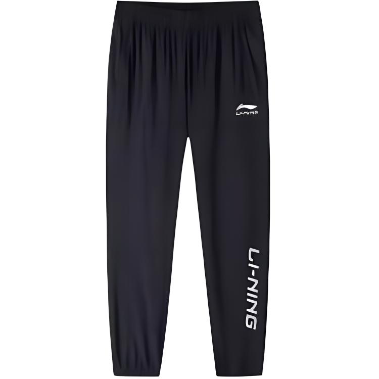 

Li-Ning Quick-Dry Outdoor Running Sports Fitness Tapered Casual Pants Men bottoms Classic-Black AYKT709-0526 XXL