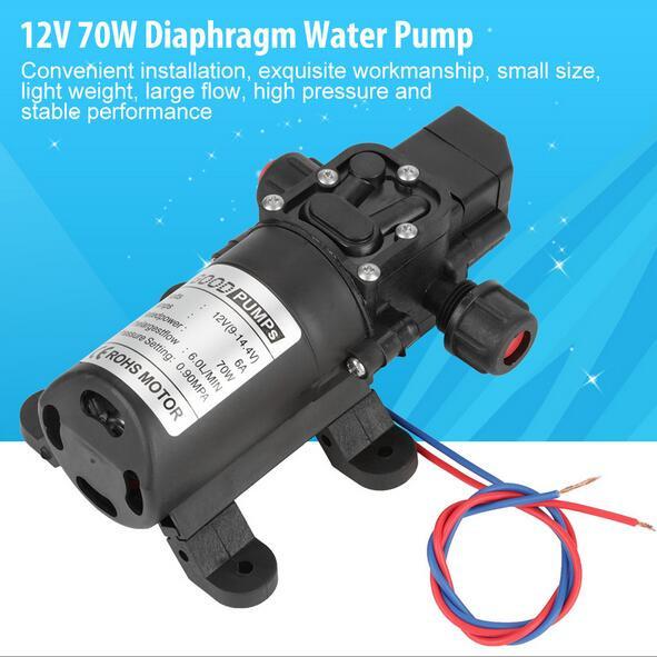 Self-priming Pump Water Pump 70W DC 12V 