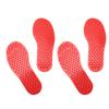 2Pair Foot Shaped Floor Markers PVC Non Slip Educational Footprint Markers for Preschool Classroom