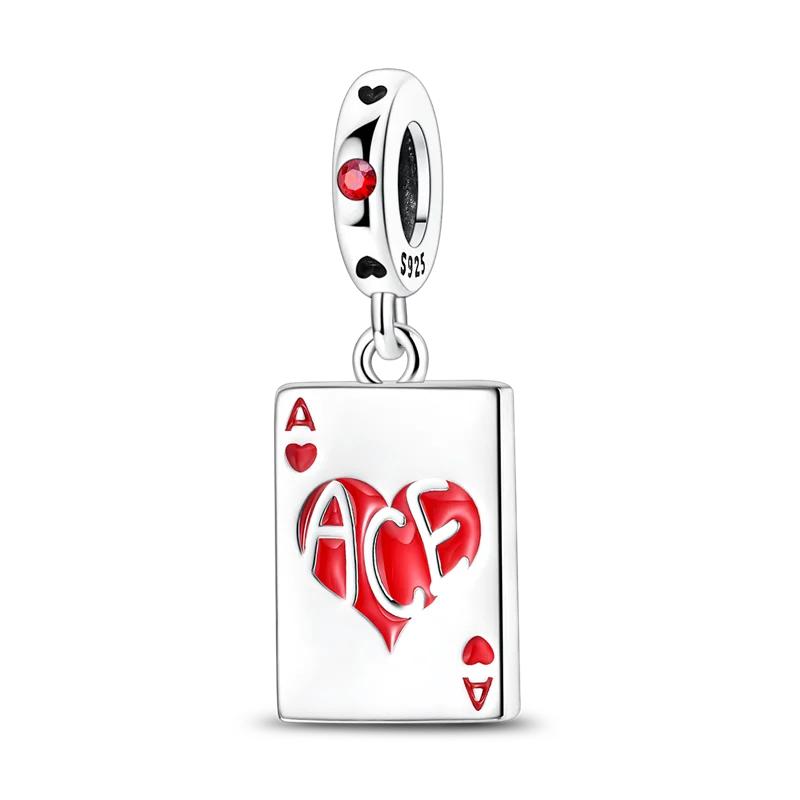Copper Doll Dog Heart Rubiks Cube Pendants Charm Bead Charms Fixed Clip Bead Compatible With Authentic Bracelets Do It Yourself Jewellery Women Gift