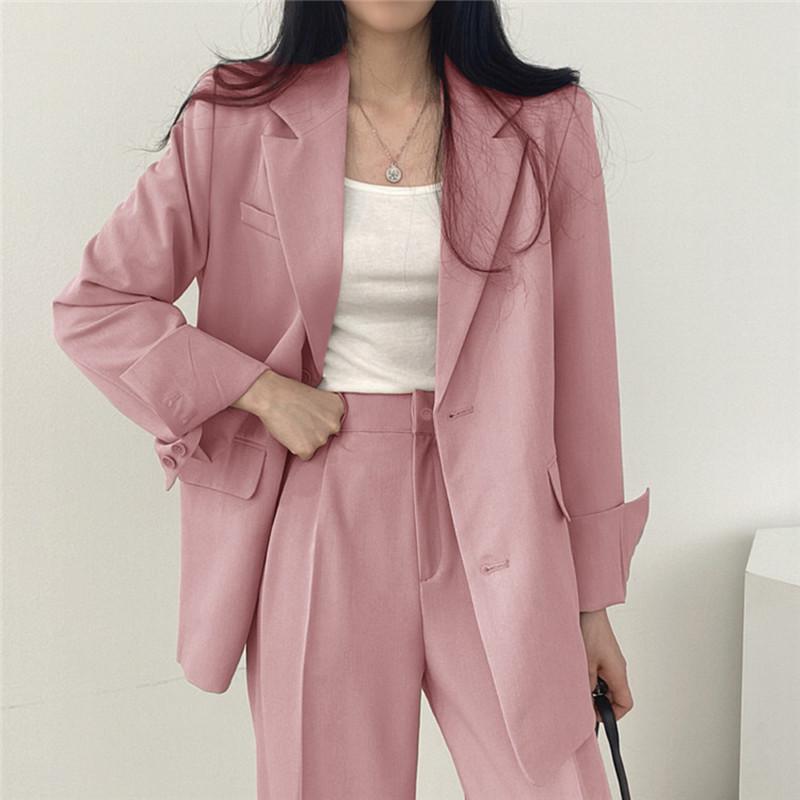 Women's Black Blazer & Suit Pants - Spring/Autumn 2025 Korean Street Style Casual Niche Design