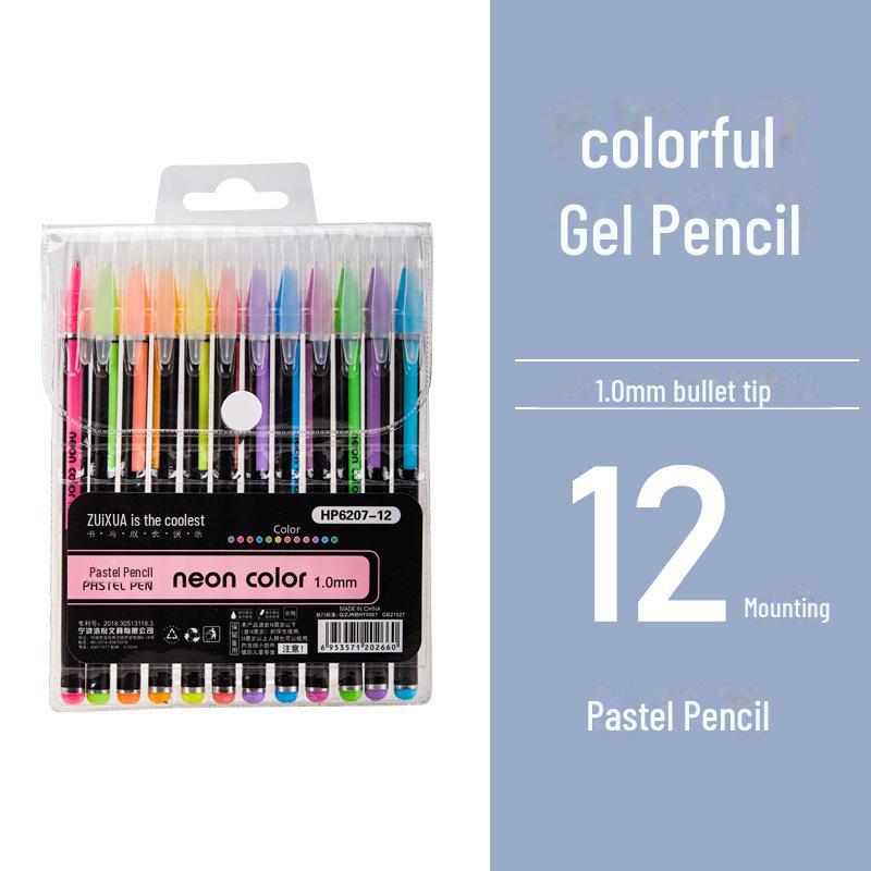 

Набор из 12 пастельных маркеров - Студенческие маркеры и флуоресцентные ручки 1.0mm Point