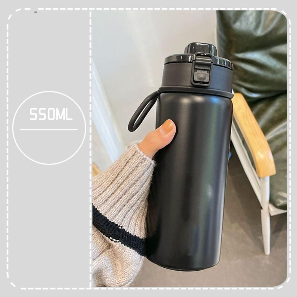 Stainless Steel Vacuum Insulation Cup 350/550ml High-capacity with Tea Partition Thermos Mugs Leak-Proof Double Layer Coffee Mug