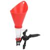 Engine Oil Funnel with Adjustable Fixed Bracket Drip Free Filling Spout Pour Tool Kit