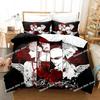 3D Anime Nana Black Stones Bedding Set Printed single Comforter Quilt Bed Cover Duvet Cover Pillow Case 3 Pieces Kids Adult Size