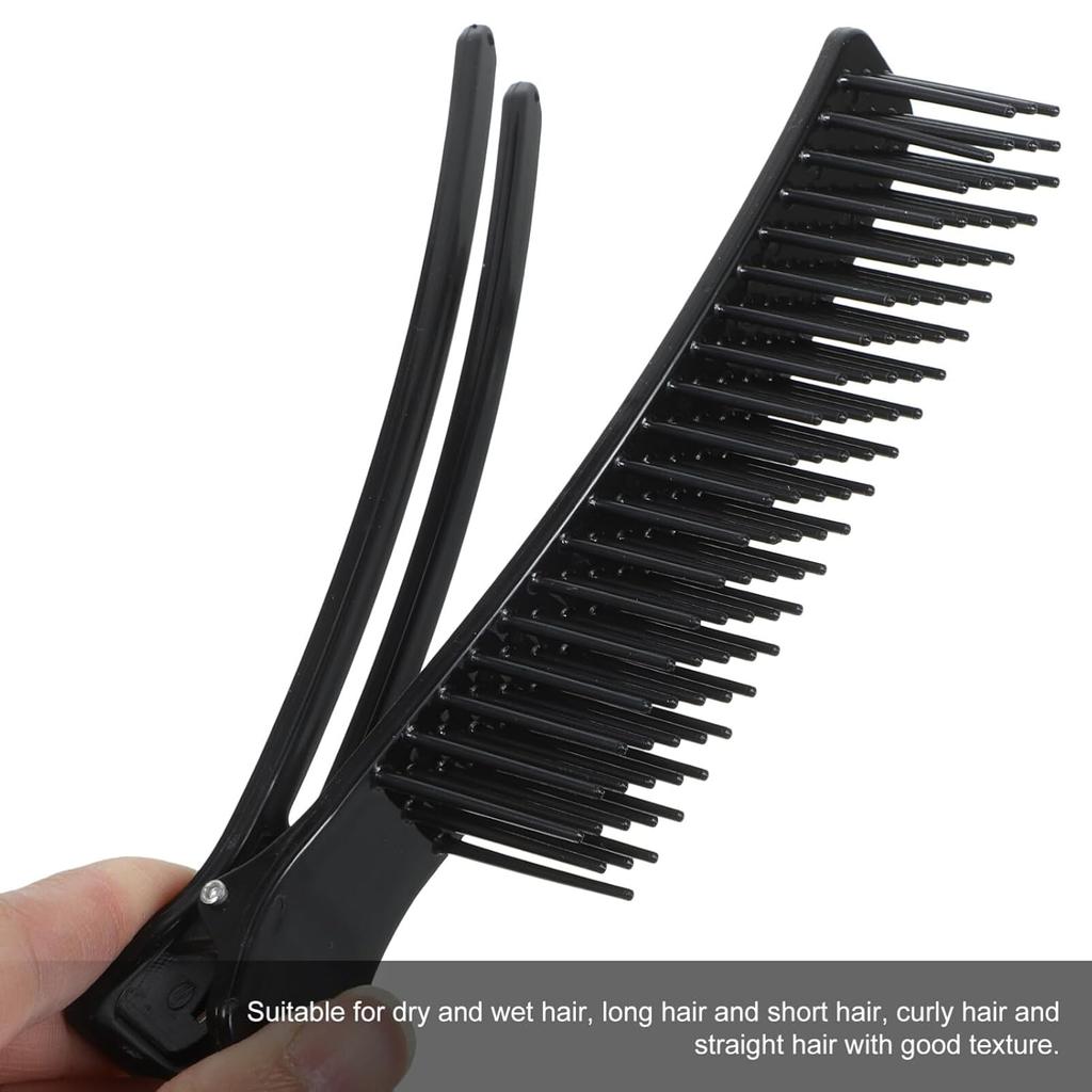 Beaupretty 3 Pieces Teasing Clip Combs Hair Combs Hairstylist Hair Clips Hair Coloring Styling Tools for Highlights Trimming Cutting Flat Iron Guide,