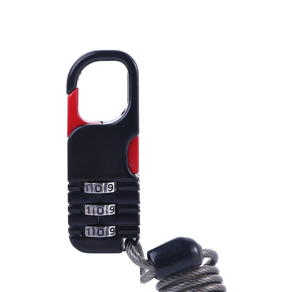 Lock Safety Accessories Cable Bicycle Accessories Security Lock Helmet Lock Bicycle Lock Cable Lock