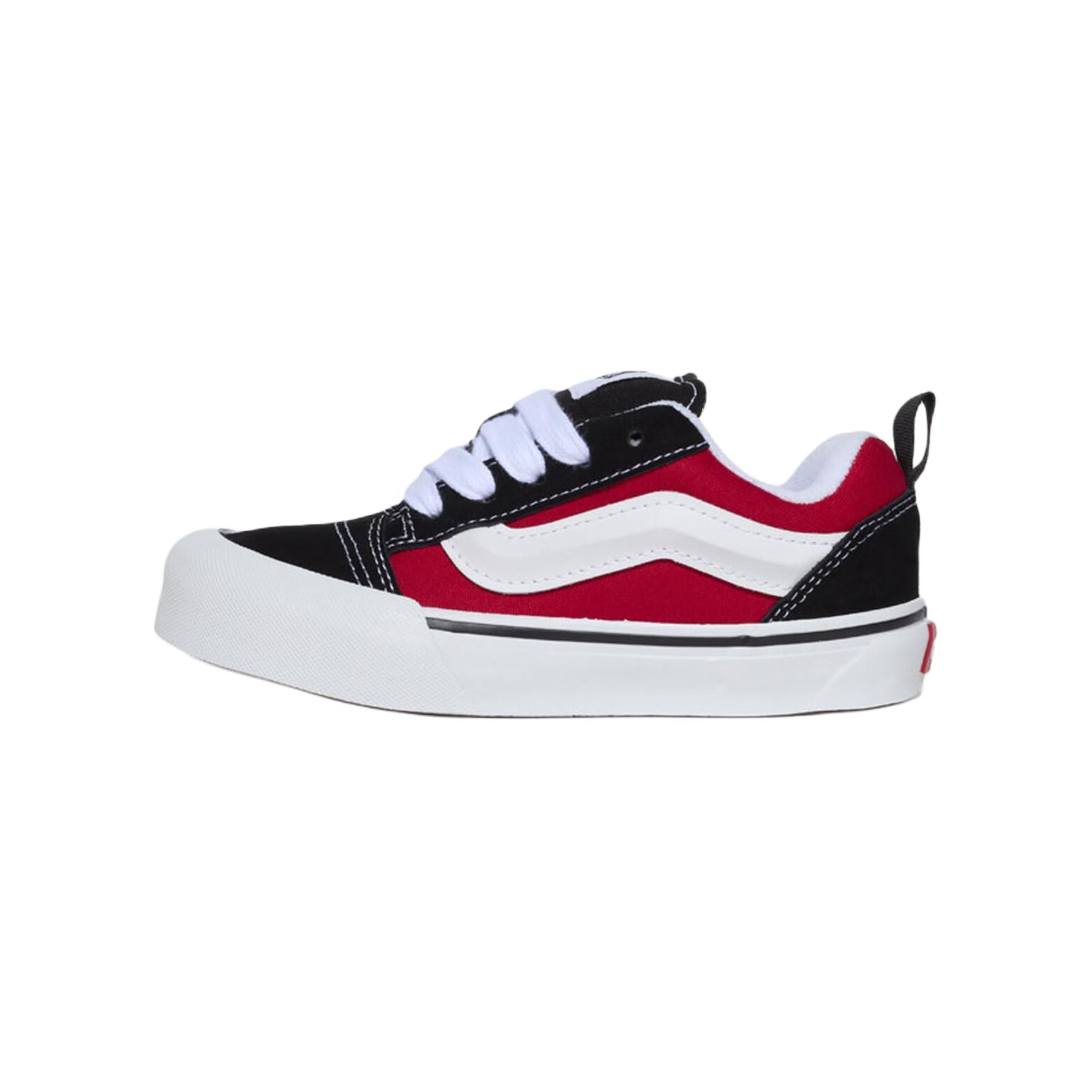 

Vans Knu Skool Cushioning Durable Low-Top Walking Shoes Baby Shoes Black Red White VN000CYUBRR 23.5