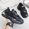 Platform Men Shoes Fashion Clunky Sneakers Casual Breathable Sports Dad Shoes Male Fitness Footwear Comfortable