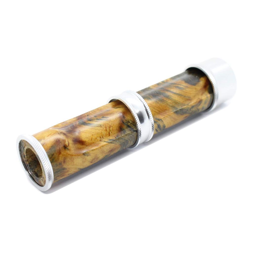 River Peak Down Lock Sliding Reel Seat (Green Burlwood)