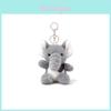 Chaveiro de Elefante de Pelúcia com Cachecol Desenho Animado Brinquedo Macio Chaveiro Para Presente de Crianças