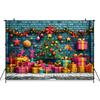 Mocsicka Christmas Background Photography Happy New Year Party Xmas Tree Graffiti Wall Decoration Child Photo Backdrop Wallpaper