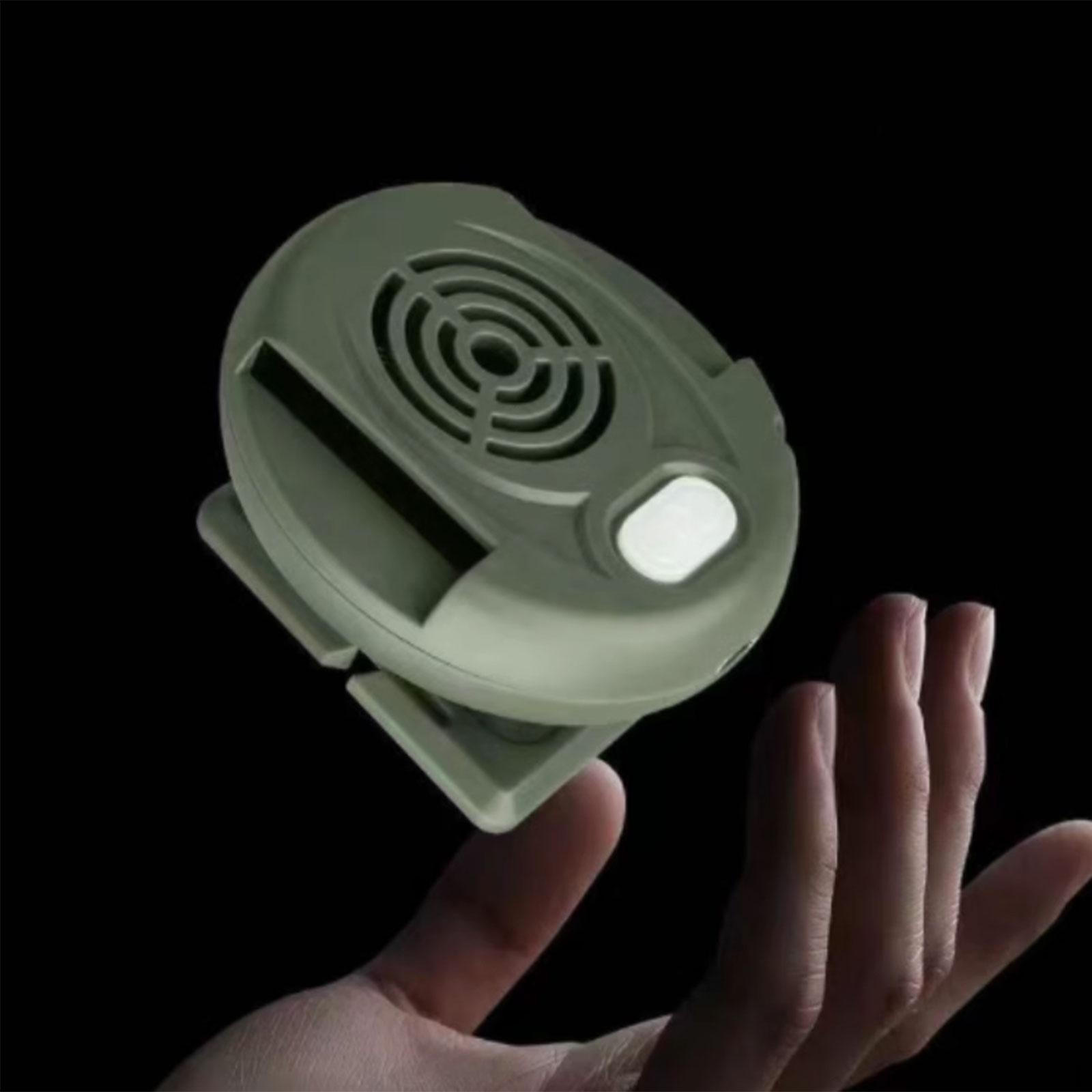 

Электронный отпугиватель комаров портативный с зажимом сзади для летнего двора на открытом воздухе Round