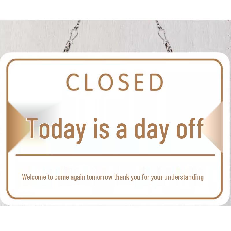 Welcome Sign: Open for Business/Temporary Outage