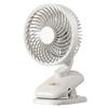 2000mAh Clip on Stroller Fan Rechargeable Portable Desk Fan with 4 Speed Settings 120° Auto Oscillation Baby Stroller Parts