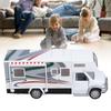 1Celsius32 Kids RV Toy Sound Light Opening Doors Simulation Educational Alloy Motorhome Toy for Children