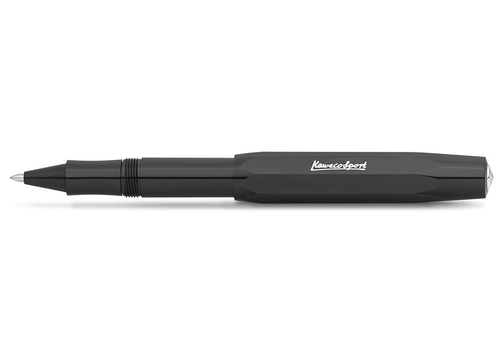 Kaweco Ballpoint Skyline Official Import Pen, Water-Based, Sport, Black, SSRB-BK,
