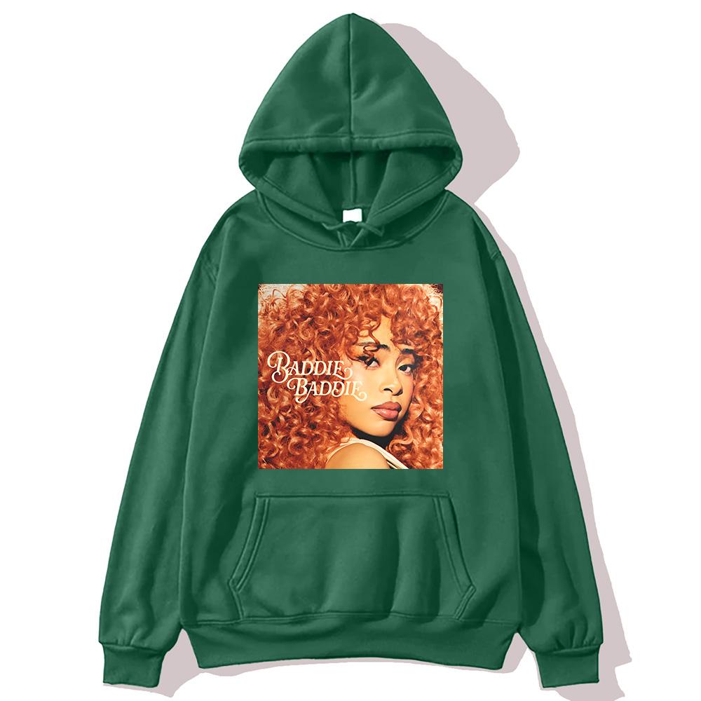Ice Spice Baddie Baddie Pullover Mode Harajuku Ästhetische Hoodies Damen Herren Hip Hop mit Kapuze Streetwear Grafik Kleidung